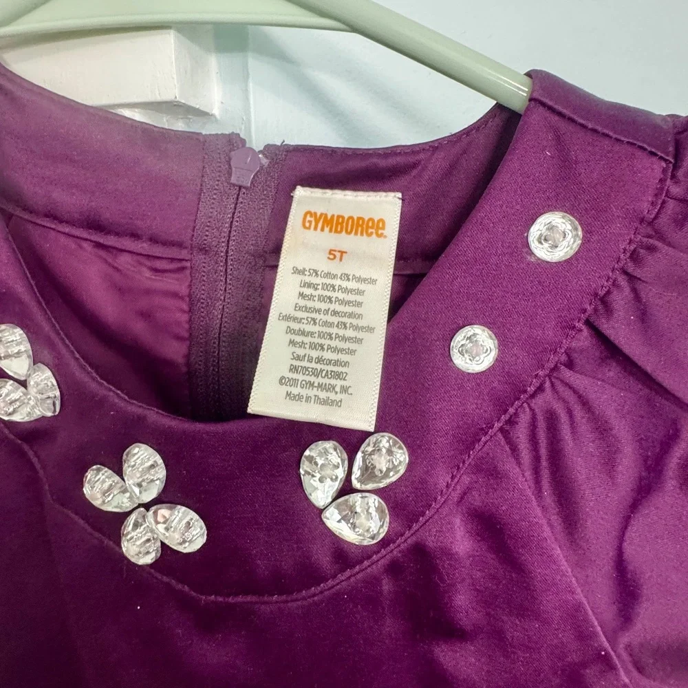 Gymboree satin dress size 5t